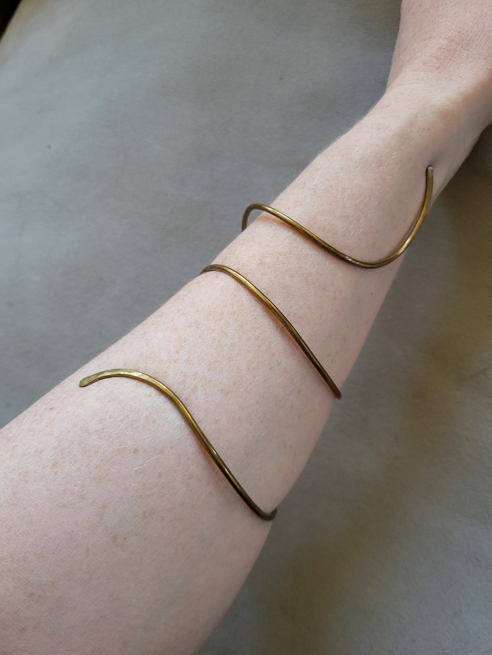 Brass Arm Cuff Jewelry